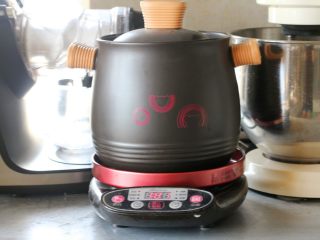 10、苦瓜黄豆排骨煲,后改小火一小时