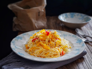 17、南瓜炒米粉,成品图~