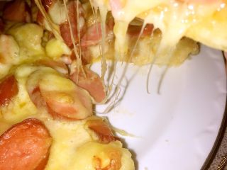 13、火腿披萨-一个专属于火腿的part????,味道真的不错哦…零失败的做法哦????