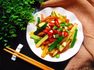 13、干锅时蔬,准备好米饭，开吃吧！