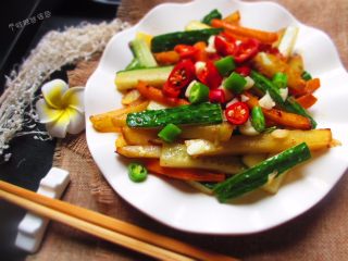 15、干锅时蔬,大家可以试试看