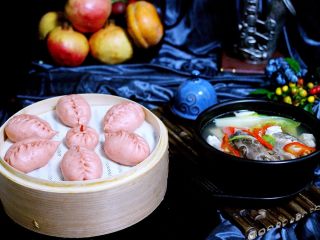 27、吃掉一朵花+萝卜丝柳叶包&清炖红蟹鱼汤,成品一