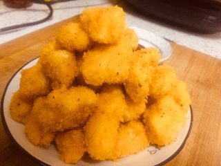 19、家庭版黑椒鸡米花,搭配上番茄酱