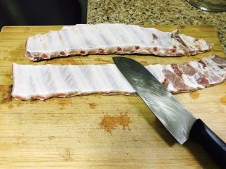 1、红烧排骨（一人份）,排骨洗净