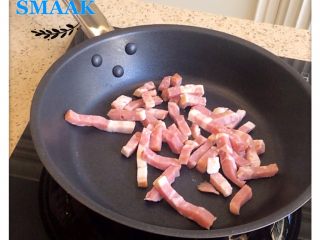 2、凯撒沙拉(家庭版),平底锅煎培根,不放油