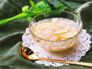 13、冬喝暖饮夏吃冰~冰糖雪梨柠檬饮,美美的享用吧