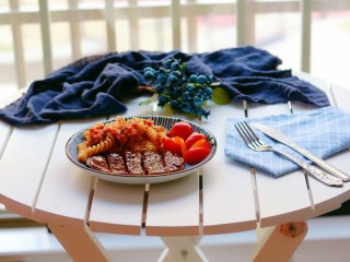 14、家庭菲力牛排,成品图