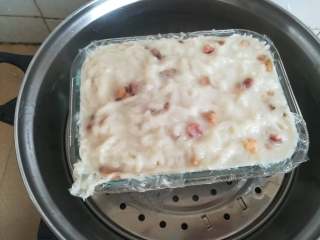 18、萝卜糕,中大火蒸50分钟，注意中途加水，不然烧干锅我可不负责╮(╯▽╰)╭