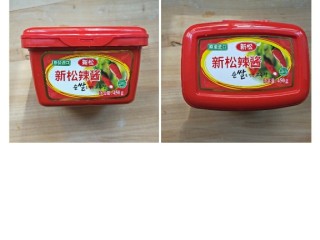 4、鲜掉眉毛也要吃的辣酱干贝,准备韩国辣酱。