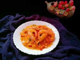 14、避风塘炒虾,成品