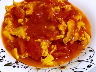 13、西红柿炒蛋,成品出锅