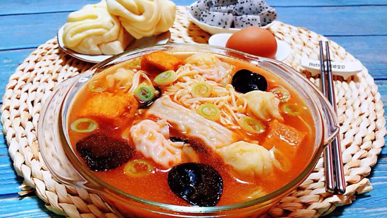 冬日暖心菜番茄金针菇汤