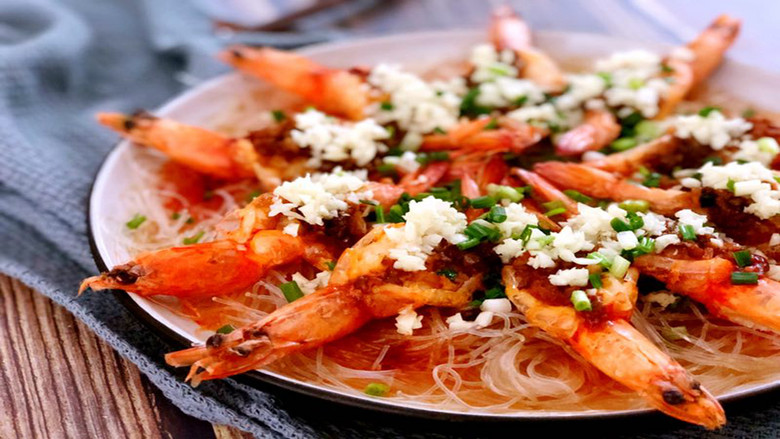 买菜做饭吃点啥来份金银蒜开背虾晚餐夜宵全搞定