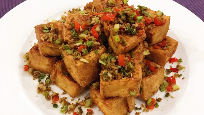 香矛椒盐豆腐