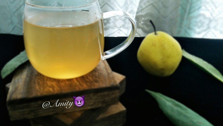 枇杷叶冰糖雪梨水