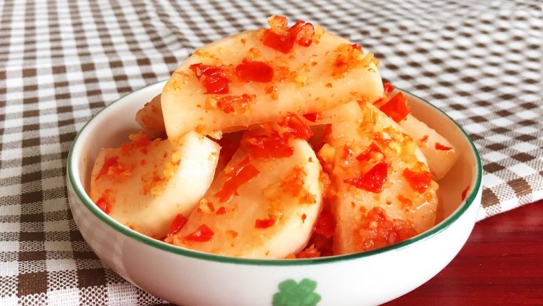 开胃小菜酸辣脆爽的白萝卜