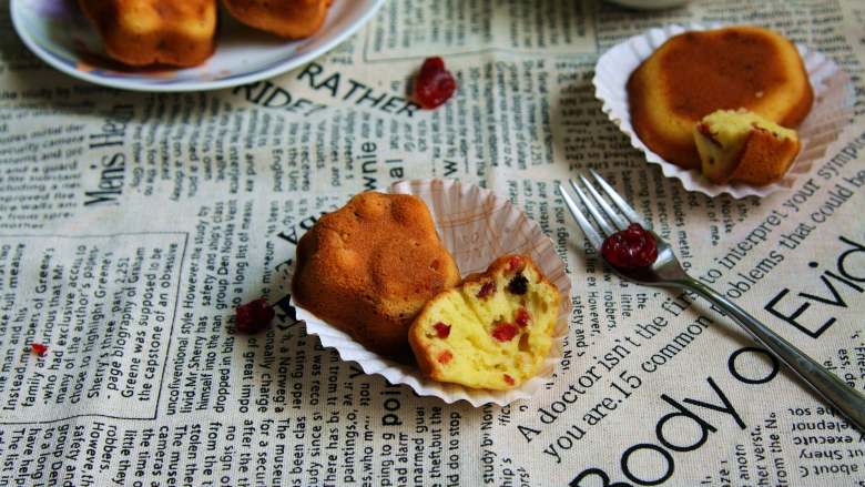 蔓越莓猫爪蛋糕