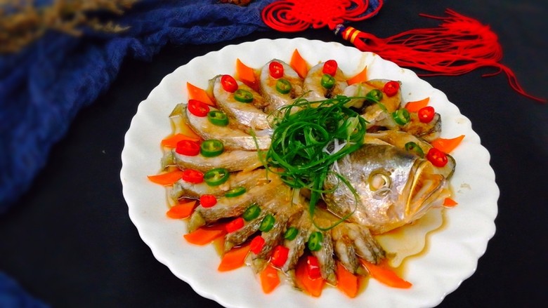 咸味黄花鱼版孔雀开屏鱼