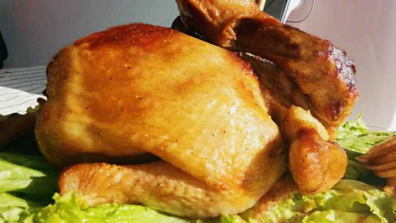 自制腌料脆皮秘籍空气炸锅版烤全鸡