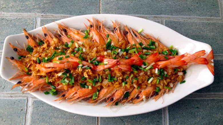 蒜蓉粉丝开片虾