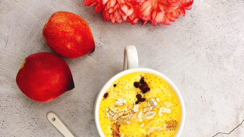 冬日暖心菜牛奶燕麦南瓜糊