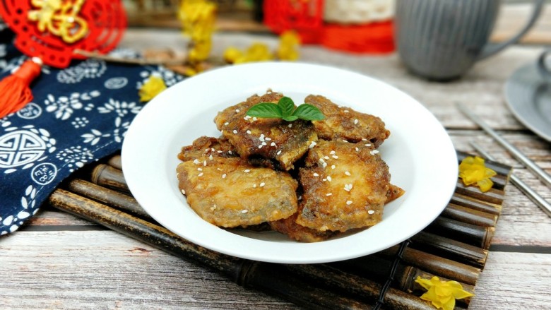 年夜饭酸甜口味糖醋带鱼