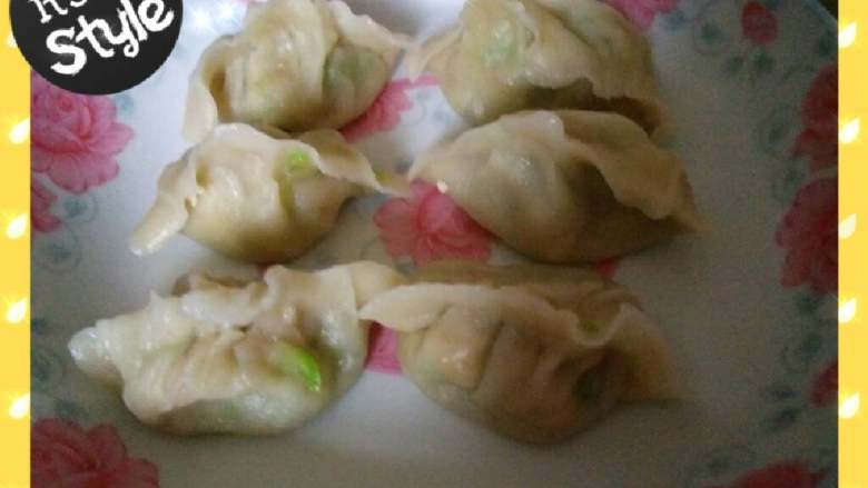 西葫芦饺子健康美颜餐