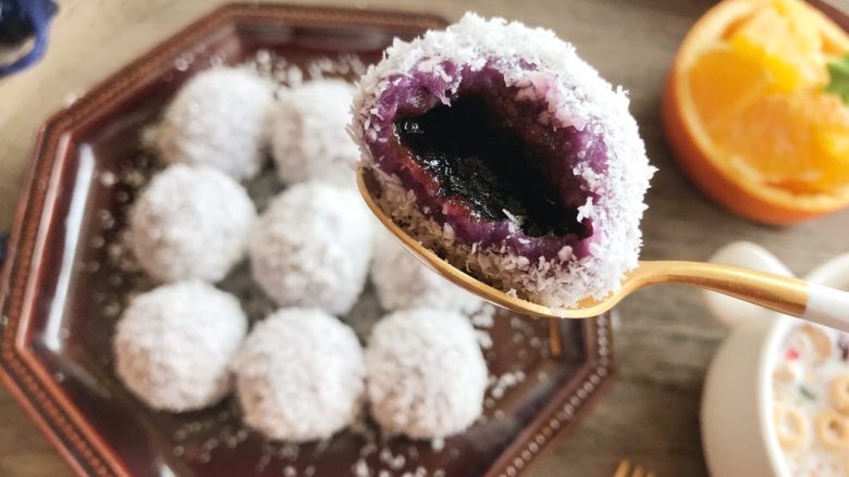 紫薯糖心糯米滋