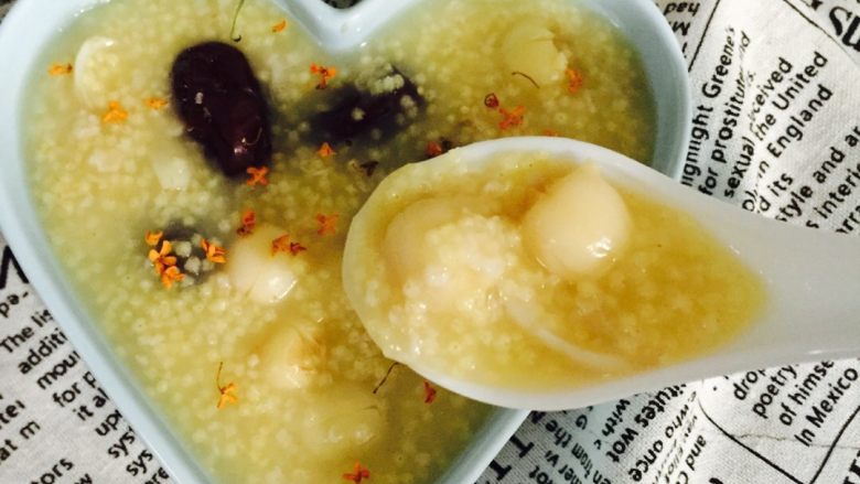 红枣百合莲子小米粥有个故事