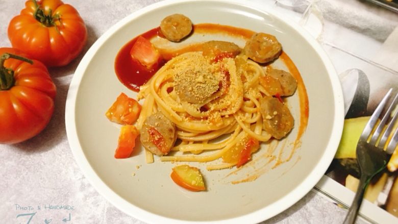 了不起的小番茄番茄牛丸芝士意面