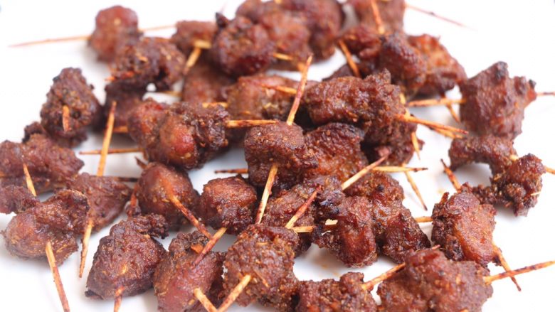 孜然牙签羊肉空气炸锅无油版