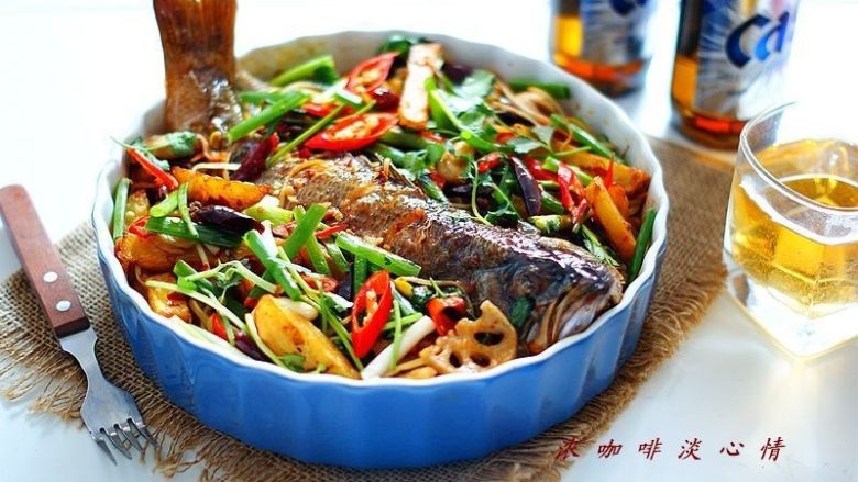 川香麻辣烤鱼麻辣过瘾的豪华烤鱼