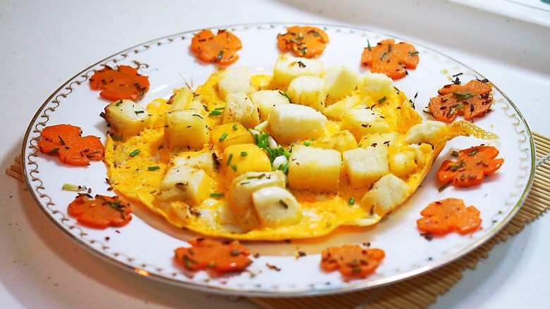 早餐篇抱蛋孜然馒头粒