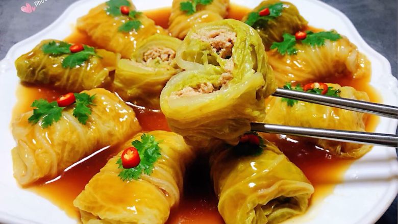 冬日暖心菜白菜包肉