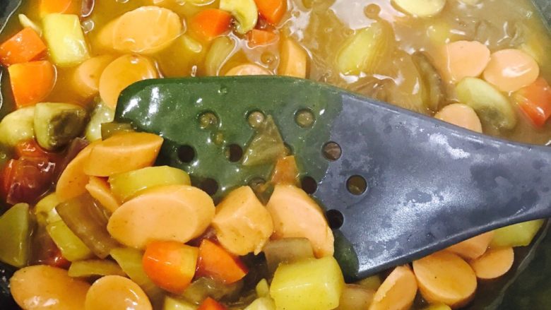 咖喱配火腿肠超详细