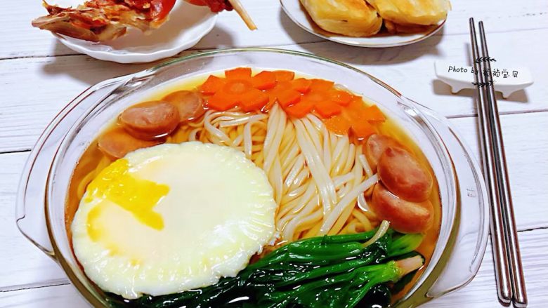 冬日暖心菜菠菜鸡蛋面