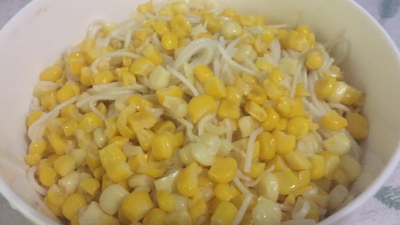 玉米粒炒面拌面