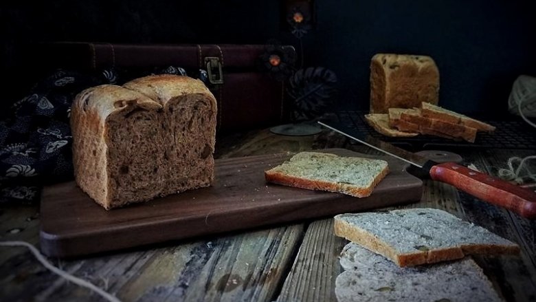 黑麦核桃红糖吐司