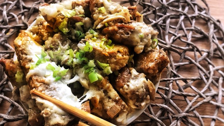 晚餐一碗芝士排骨饭