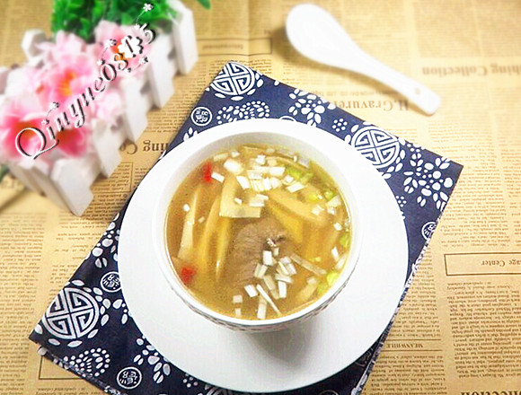 水煮竹笋汤健康美颜餐