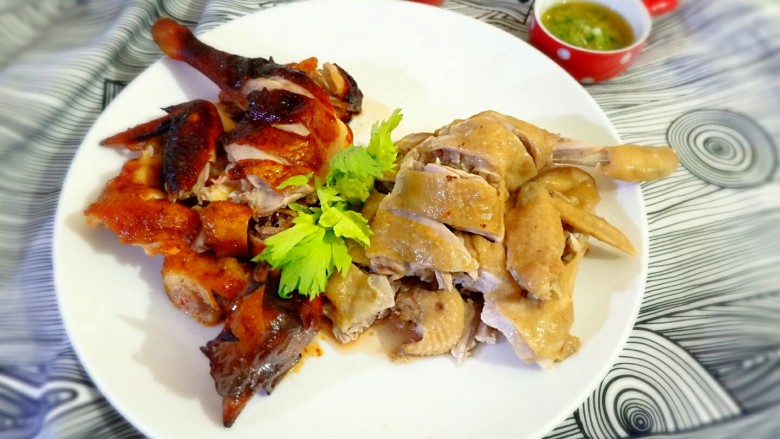 减肥也得好好做饭一鸡两吃