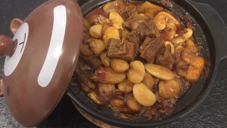 红烧牛肉大白豆小芒果版