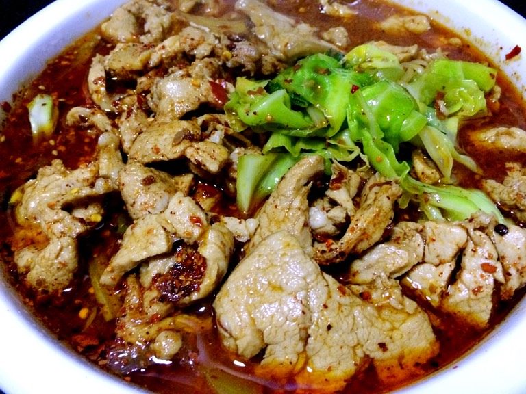 家庭版水煮肉片