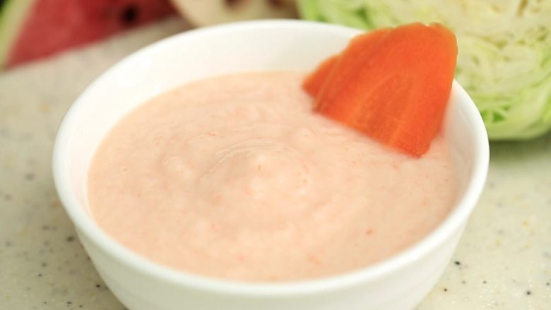 宝宝辅食高汤鲜虾泥