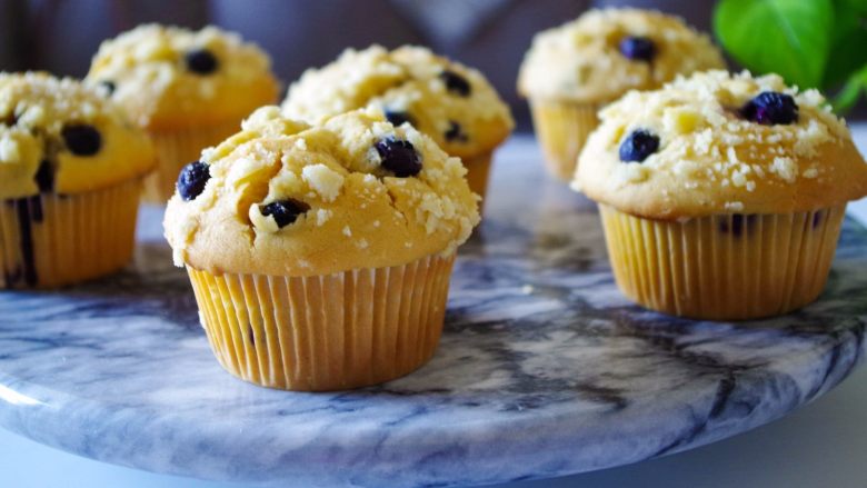 金顶蓝莓麦芬