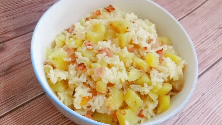 培根土豆饭电饭锅版