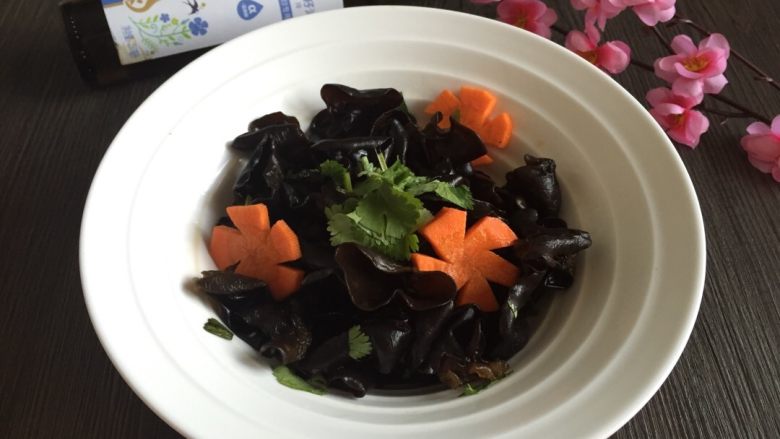 农品堂亚麻籽油试吃凉拌芥末木耳