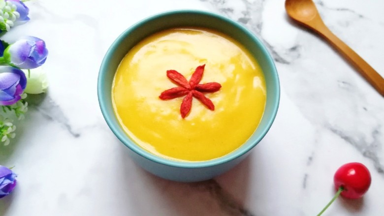 冬日暖心菜南瓜小米糊