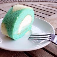 蓝天白云蛋糕卷