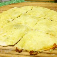 榴莲芝士火焰薄饼